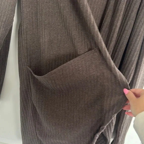 MTS Brown Open-Front Cardigan - Picture 4 of 5